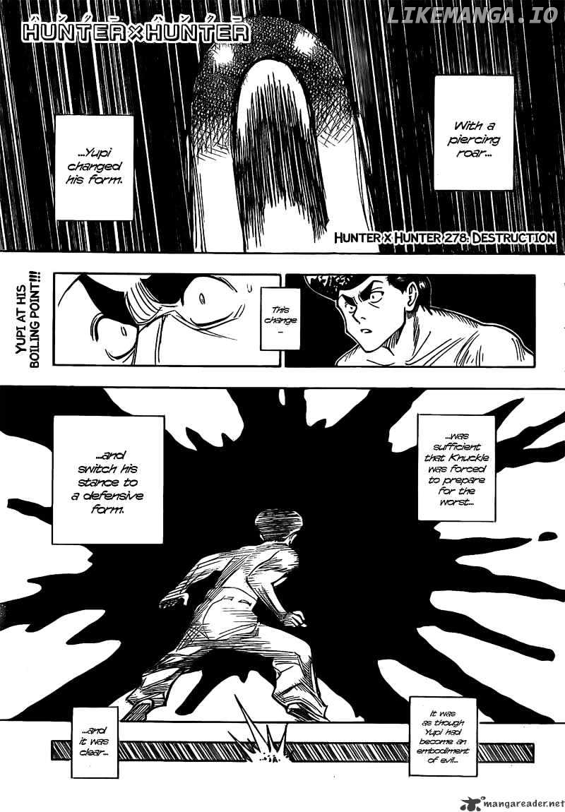 Hunter x Hunter, Chapter 278 image 02